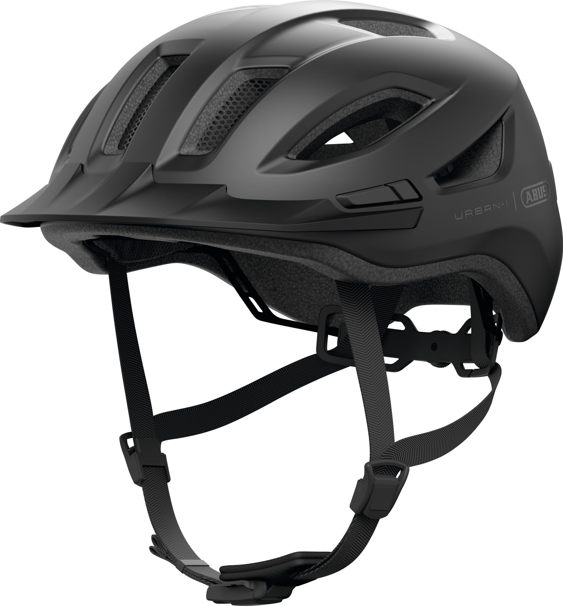 ABUS Urban-I 4.0 LR - Casco de Bicicleta con Apertura Trenzada, Visera y Cierre magnético, Light Ready para reequipamiento de luz Trasera, para jóvenes, Mujeres y Hombres