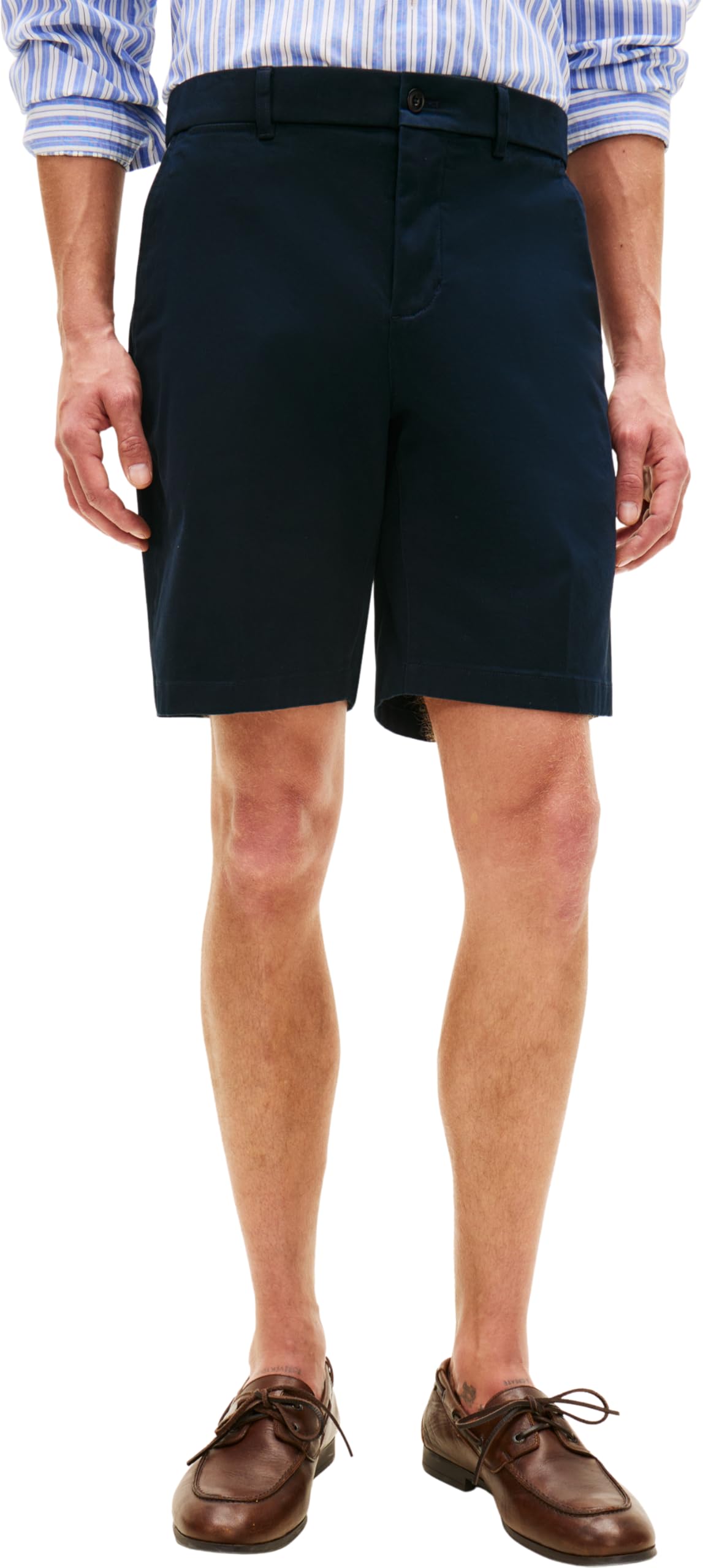 Tommy Hilfiger Men's Half Ewb Harlem Short Chino MW0MW42294 Chino Shorts, Blue, 34W