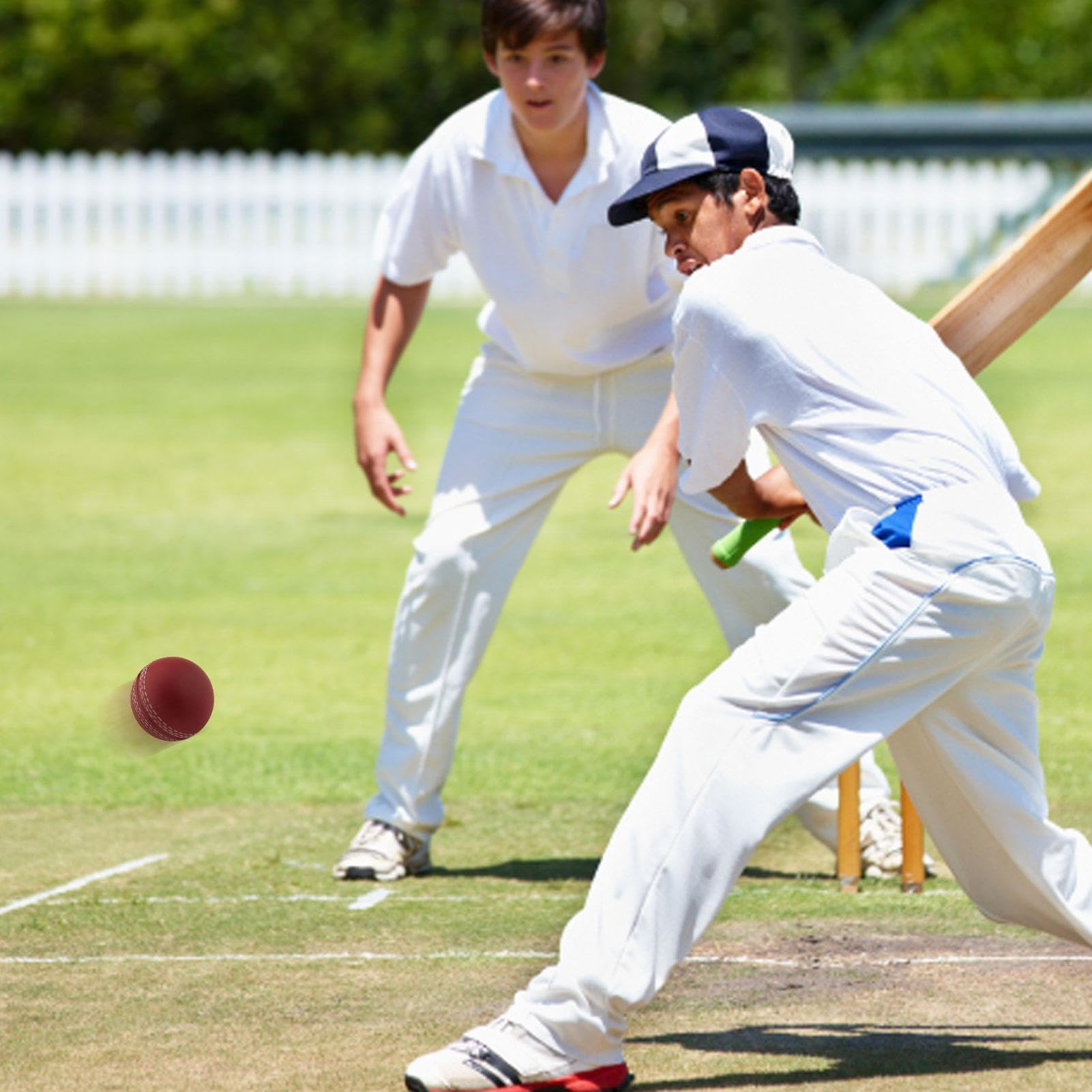 Palline da Vento Cricket, Palle da Cricket a Vento, Pallina da Cricket Club Cucita a Mano Morbida, palle da allenamento Cricket Sport per Giocatori Avanzati, Giardino, Principiante