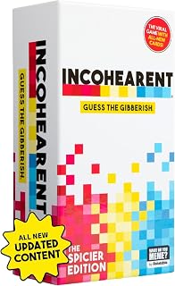 Incohearent by WHAT DO YOU MEME? Relatable: Hilarious Gibberish Party Card Game for Adults, 300 Cards - Game Night, Bachelorette Fun