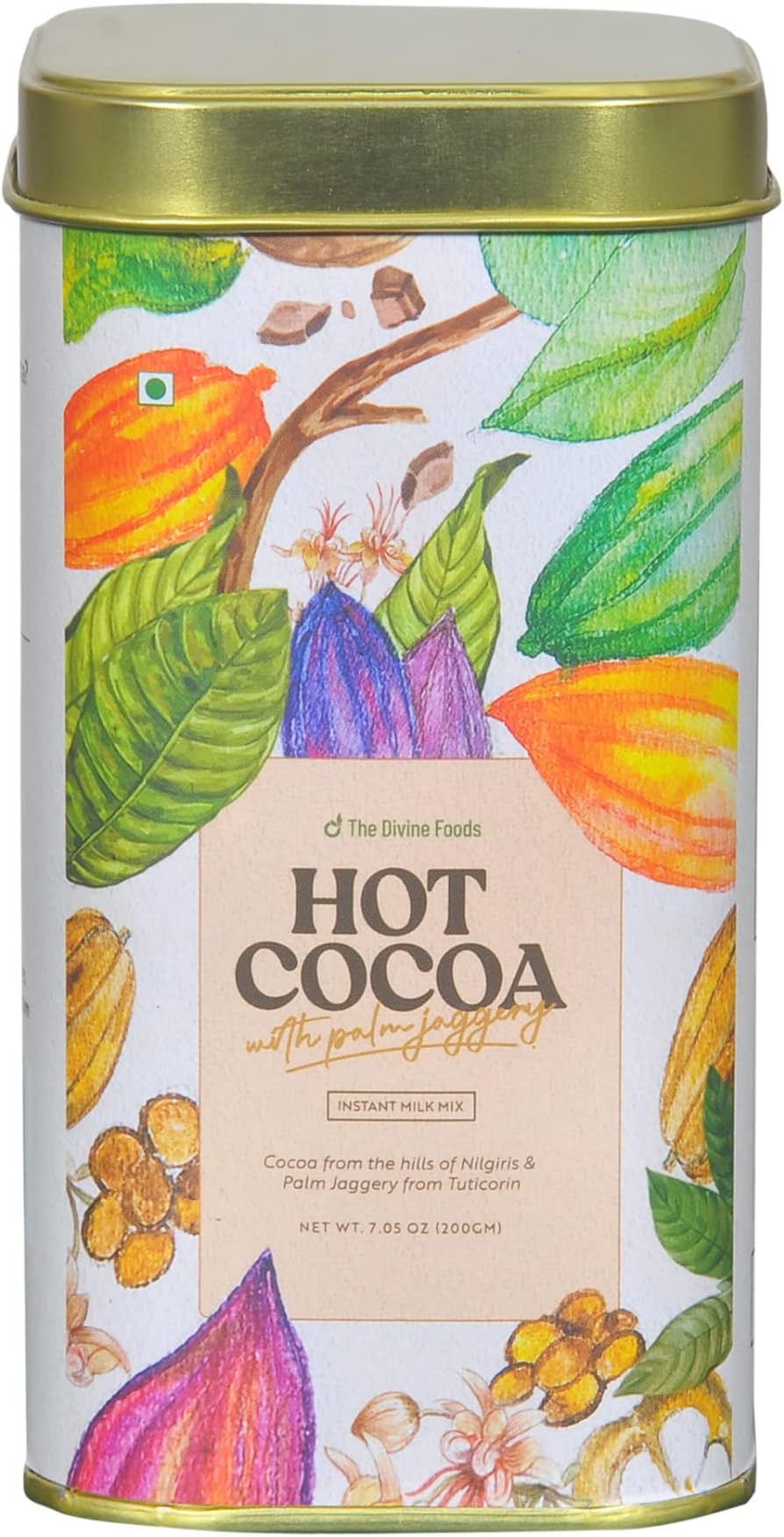 - The Divine Foods | Palm Jaggery Hot Chocolate Mix | 250 gm