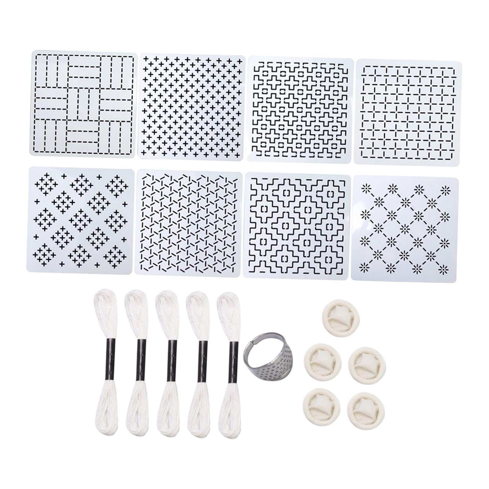 Japanese Embroidery Set Thimble Sewing Set for Shirts Embellishing Patchwork |Crafts | Needlecrafts & Yarn | Embroidery & Cross Stitch | Hand Embroidery Kits | Other Hand Embroidery Kits-image-21