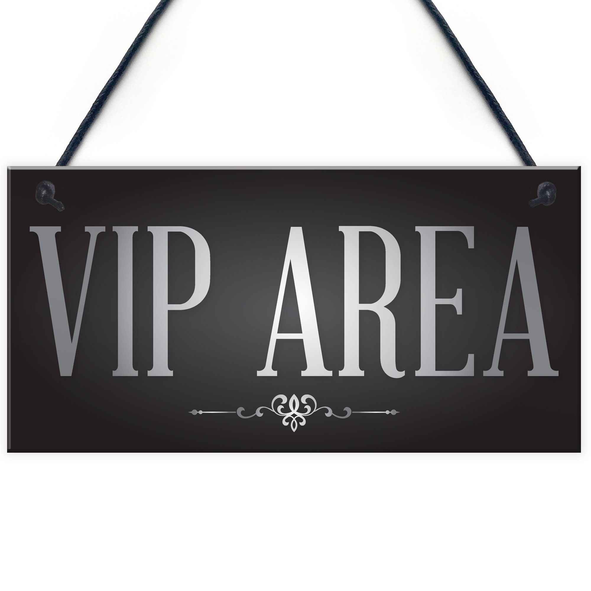 Red Ocean Vip Area Man Cave Home Bar Sign BBQ Beer Garden Party Dad Shed Fathers Day Gift For Him