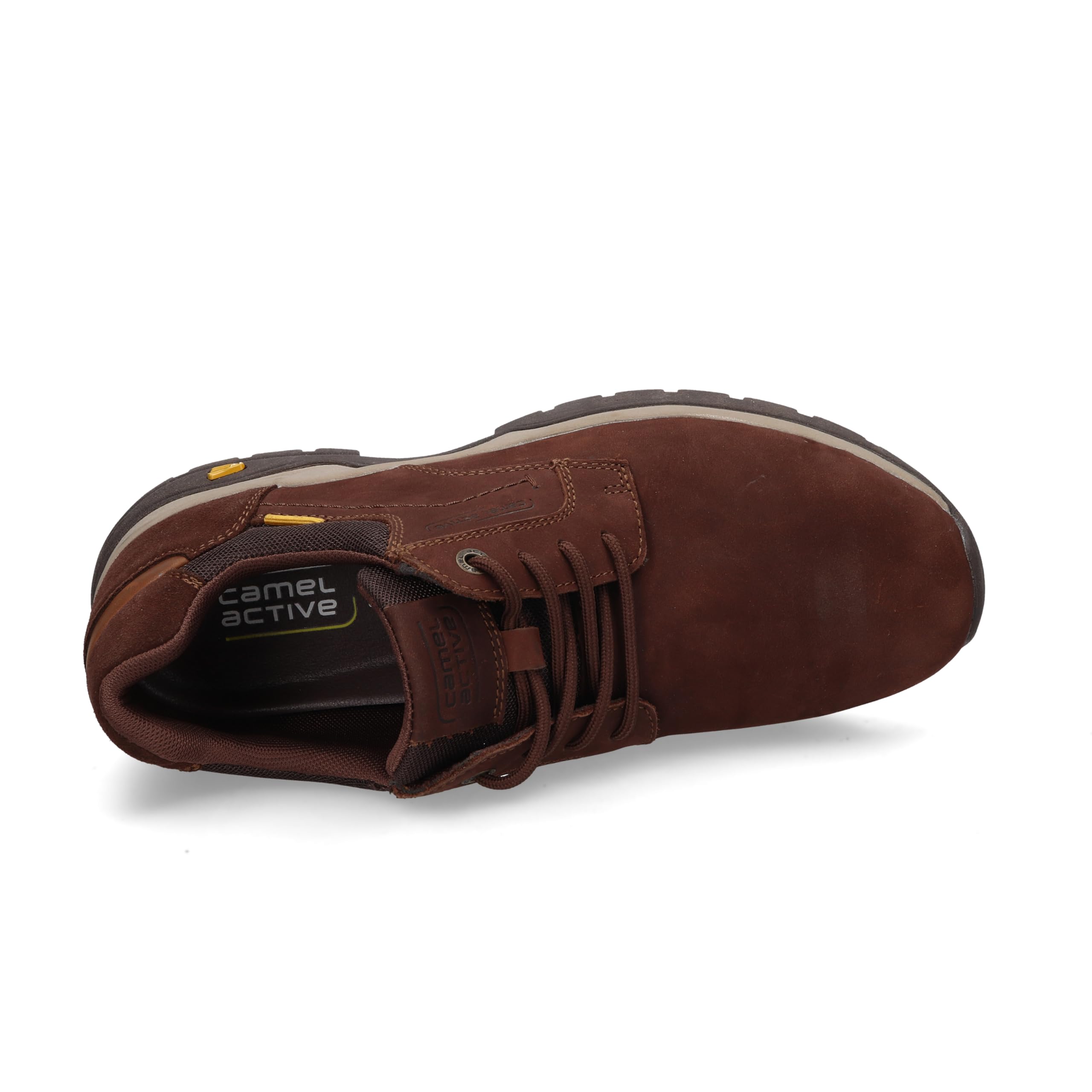 camel active Męskie sneakersy ze skóry i tkaniny