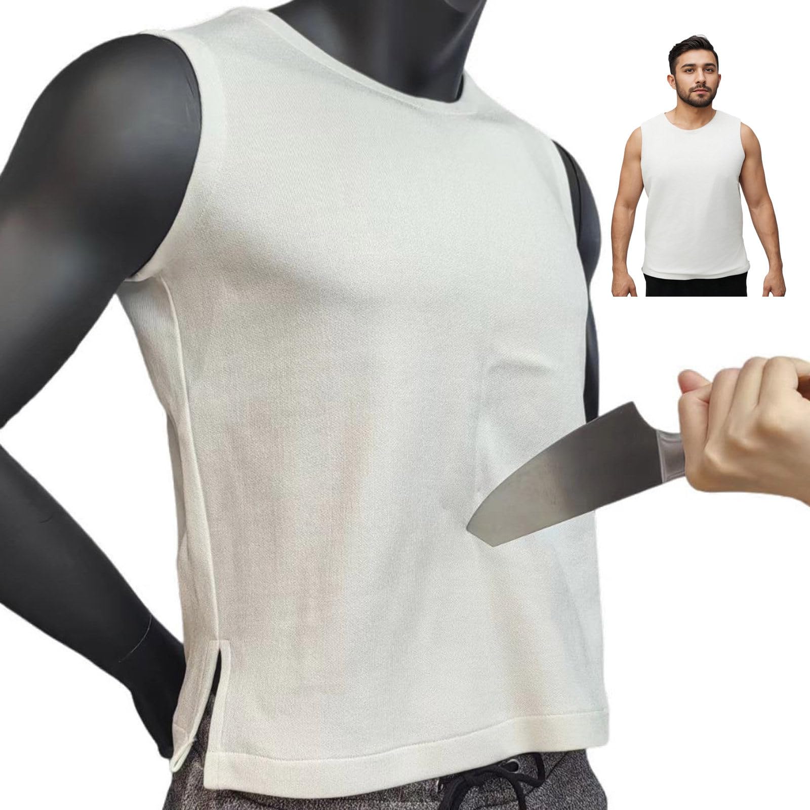 Chaleco Anticortes Y Antipunzadas XXL | Resistencia Al Corte De Nivel 5 + Resistencia a La Perforación De Nivel 4. Equipo De Protección Personal Antipinchazos