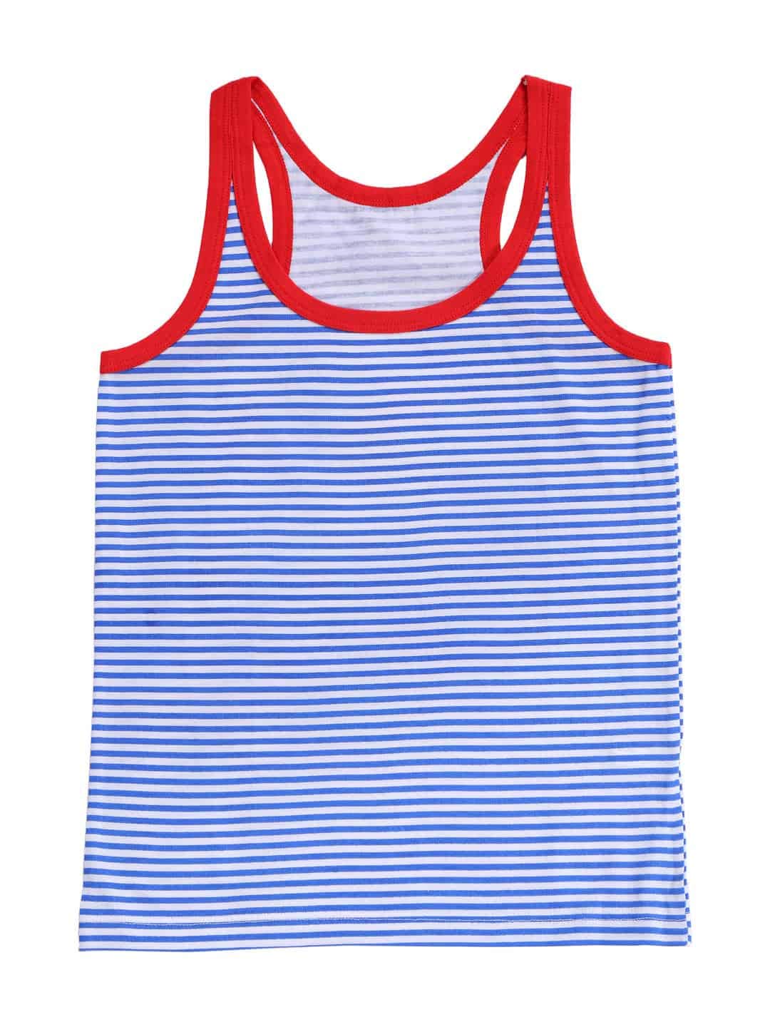 Kids Boys Assorted Coloured Printed Vest Pack of 3 - Image 2 thumbnail
