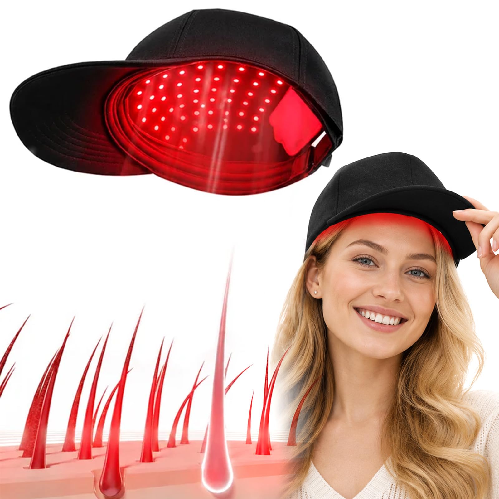 Photo 1 of ACGEFIR Red Light Therapy Hat