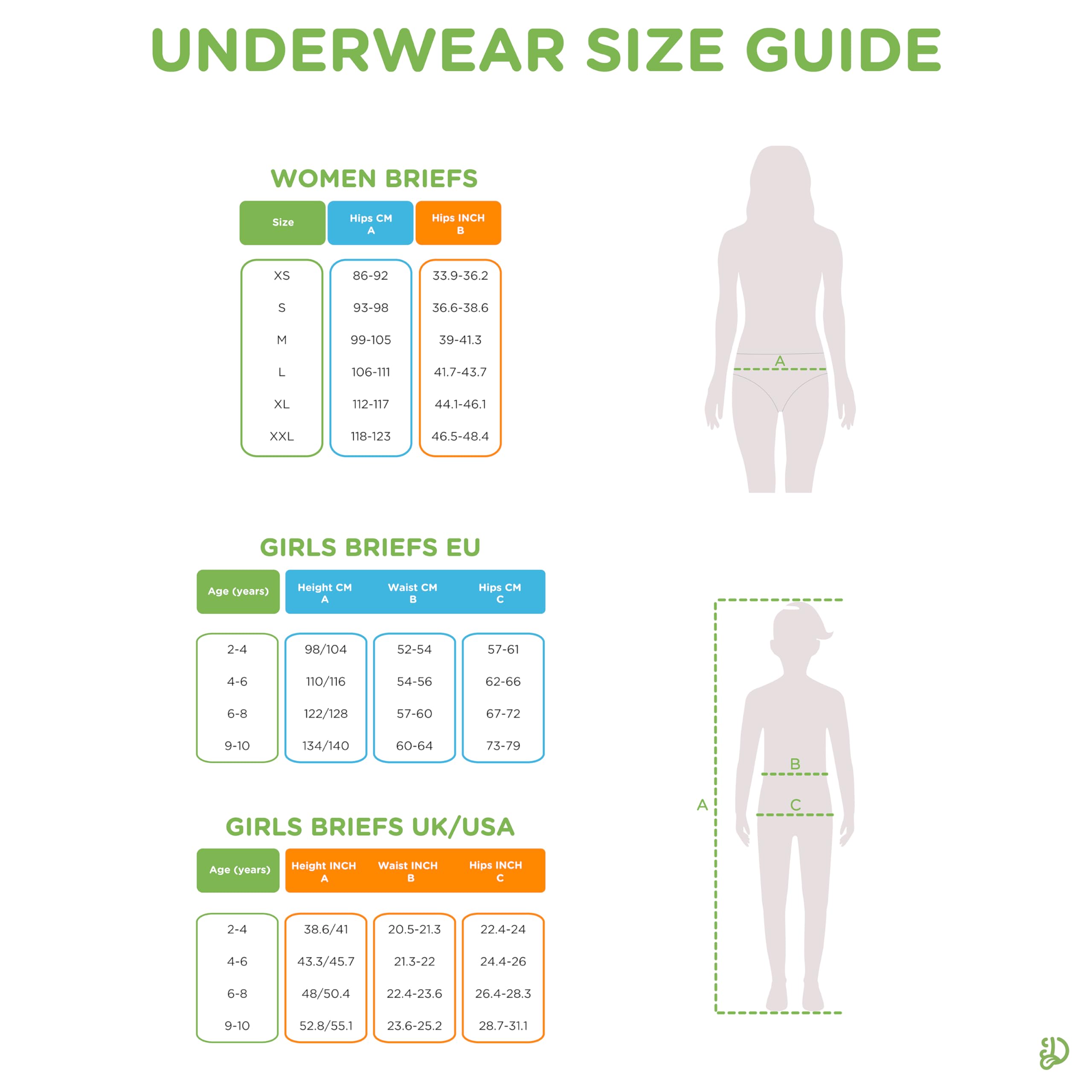 Dedoles Slip Donna & Bambina Mutande Cotone con Tanti Design Divertenti Palloncini Orchidea Avocado Bassotto Party