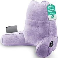 Vista 48 de Sasttie Almohada de lectura para sentarse en la cama, de espalda, respaldo para silla de apoyo, artículos esenciales para dormitorio universitario