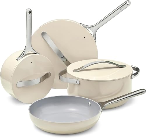 Caraway ceramic cookware set