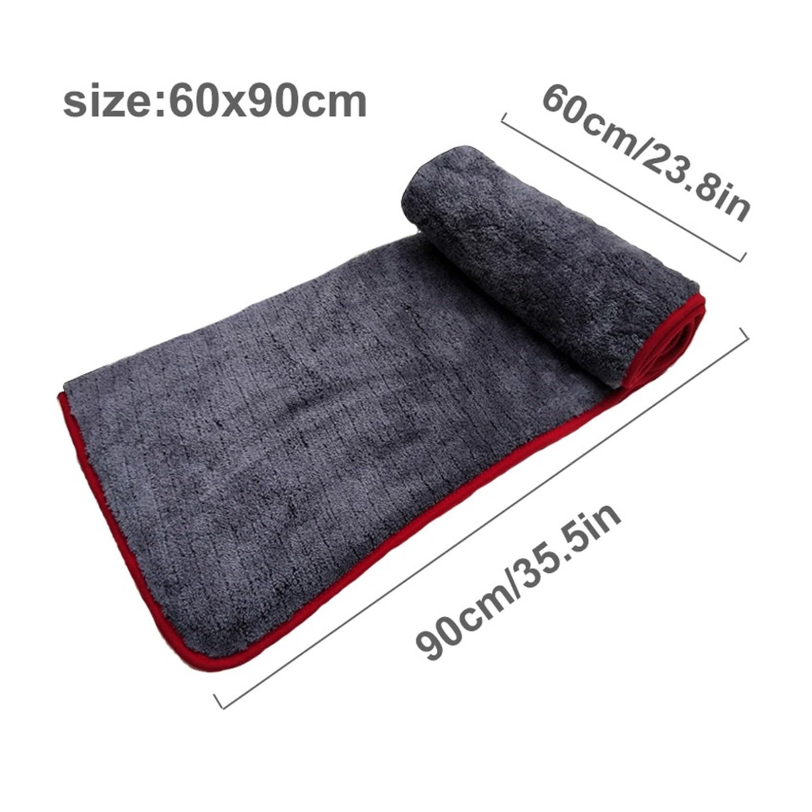 TRUSTTWO Auto Dataillering 60x90cm Auto Wassen Doek Microfibra HandDoek Coche Limpieza de automóviles Voor Cars Dikke Microfibra Voor Care Care Keuken The 1pcs Blue, Size : Superfine Fi