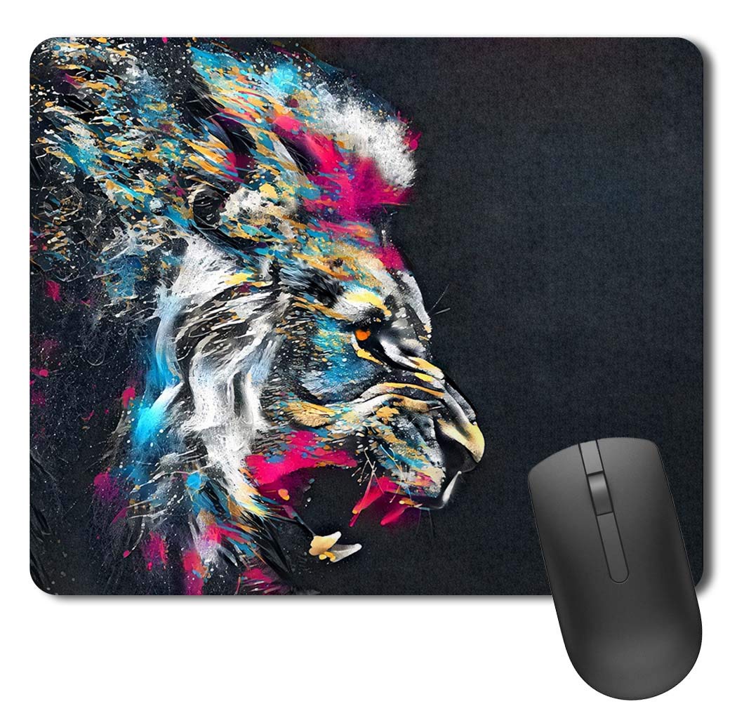 Eagletail India Abstract Multicolor Lion Mouse Pad (B07KDCRTHF) Amazon Price History, Amazon Price Tracker