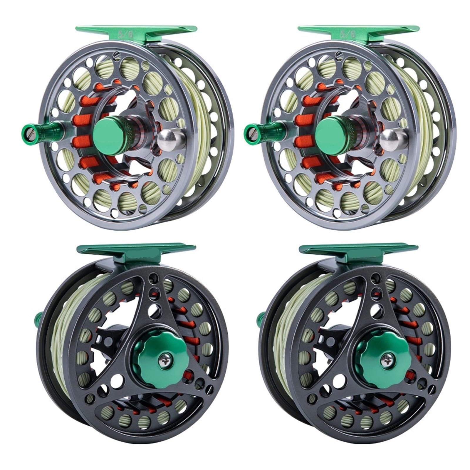 Moulinet De Pêche À La Mouche CNC avec Ligne Principale (WF5 WF6)