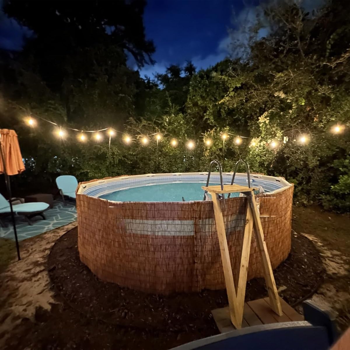 1.2 1.5 1.8 3 4 5 8 10m Canisse Roseau Brise Vue Occultant, Rouleau Clôture Bambou Jardin Naturel, Brise-Vent Fort for Balcon et Terrasse, Pare Vue Extérieur(Brun,100x800cm)