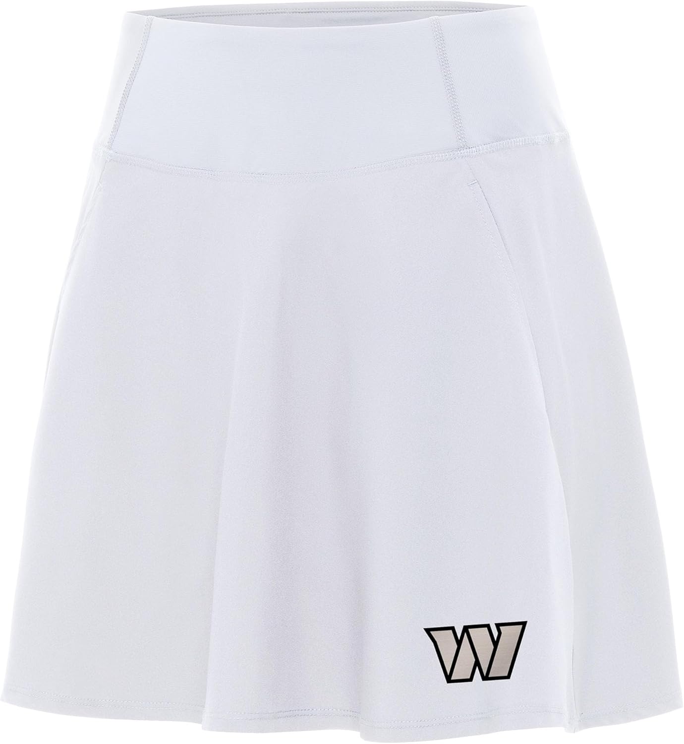 Antigua Women's White Washington Commanders Brushed Carbon Chip Skort
