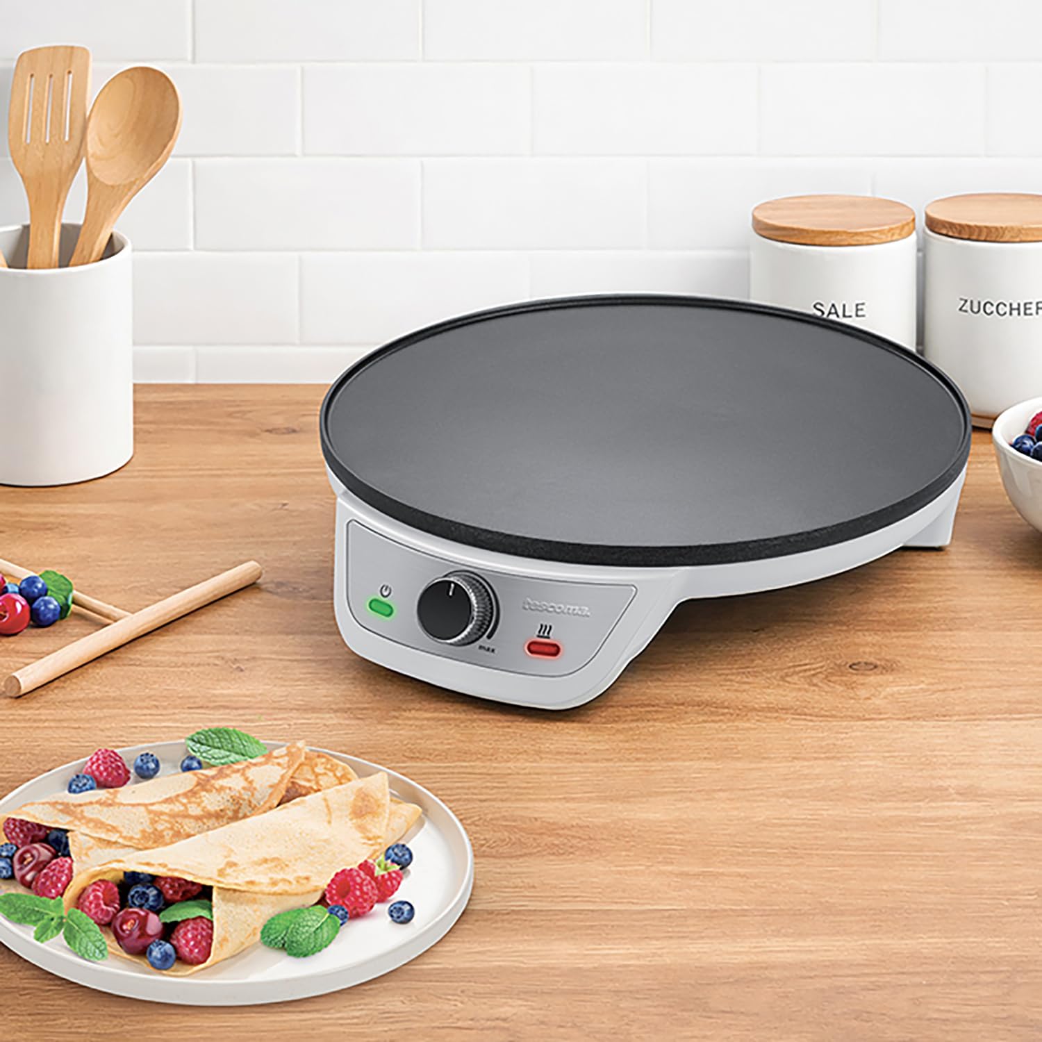 Tescoma GrandChef Crepiera elettrica per crepes e omelette
