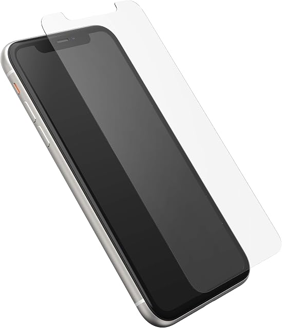OtterBox Trusted Glass Screen Protector for iPhone 11 / iPhone XR, Tempered Glass, Scratch Protection, Drop Defence for Shatter Protection, Non-Retail Packaging