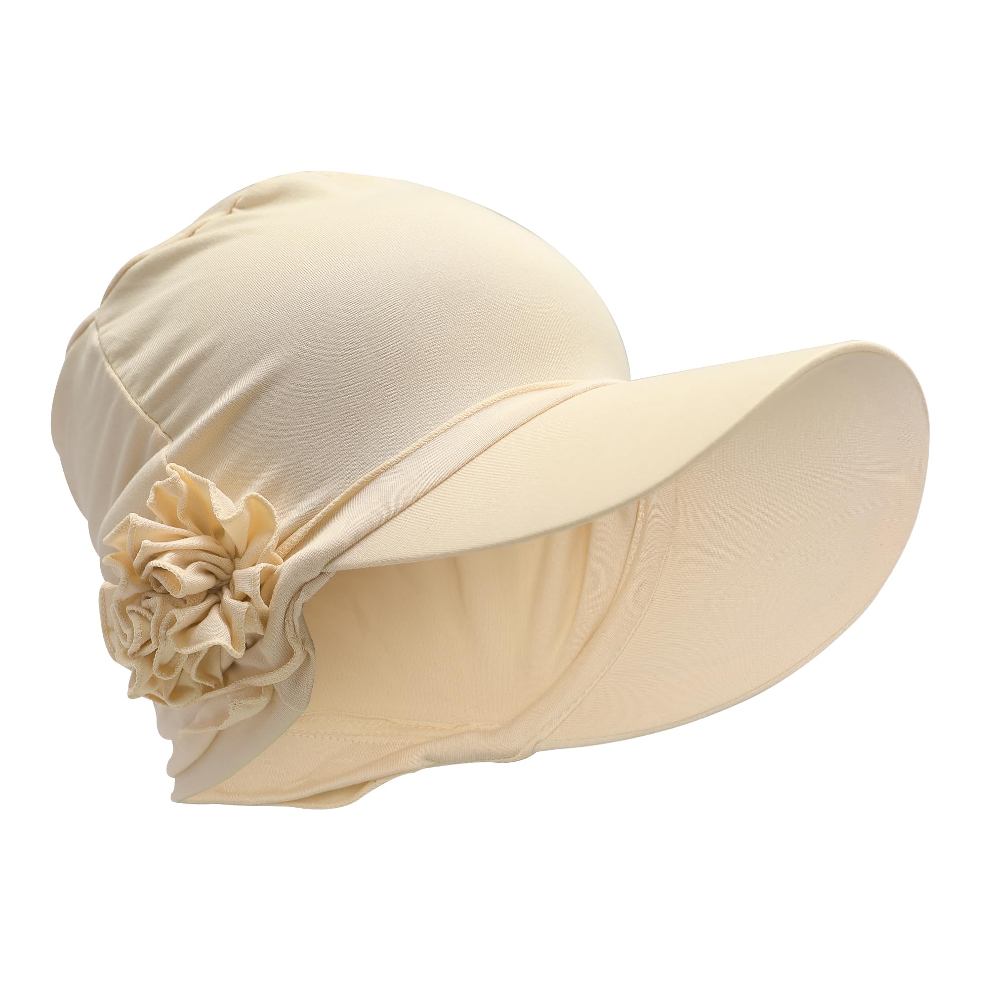 ZLYC Damen Sommer Chemo Visor Krempe Kopfbedeckung Strickmützen