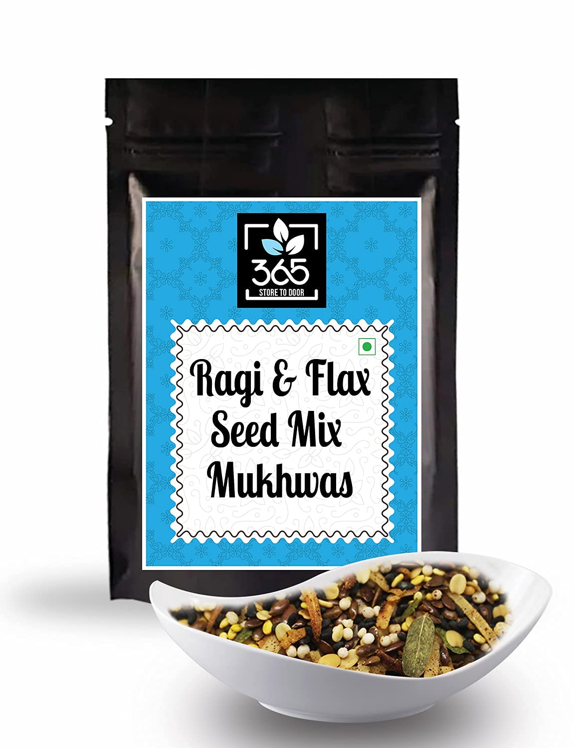 Carlos 365 Store to Door Indian Mukhwas – Ragi & Flax Seed Mix Flavor, 750gm | Mouth Freshener | No 