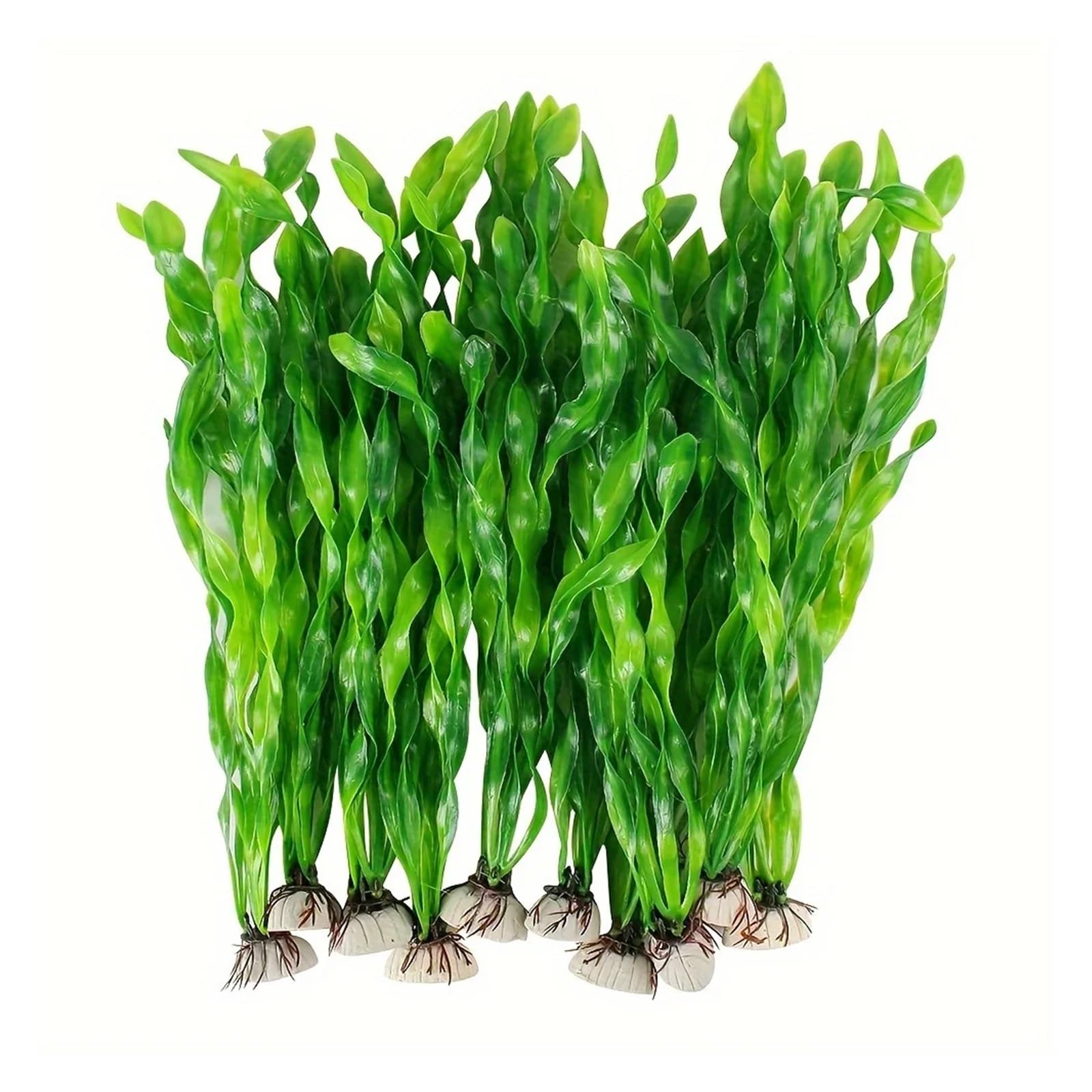 JTKSSCS Aquarium Plants 10 PCS Artificial Seaweed Water Plants For Aquarium, Plastic Fish Tank Plant Decorations