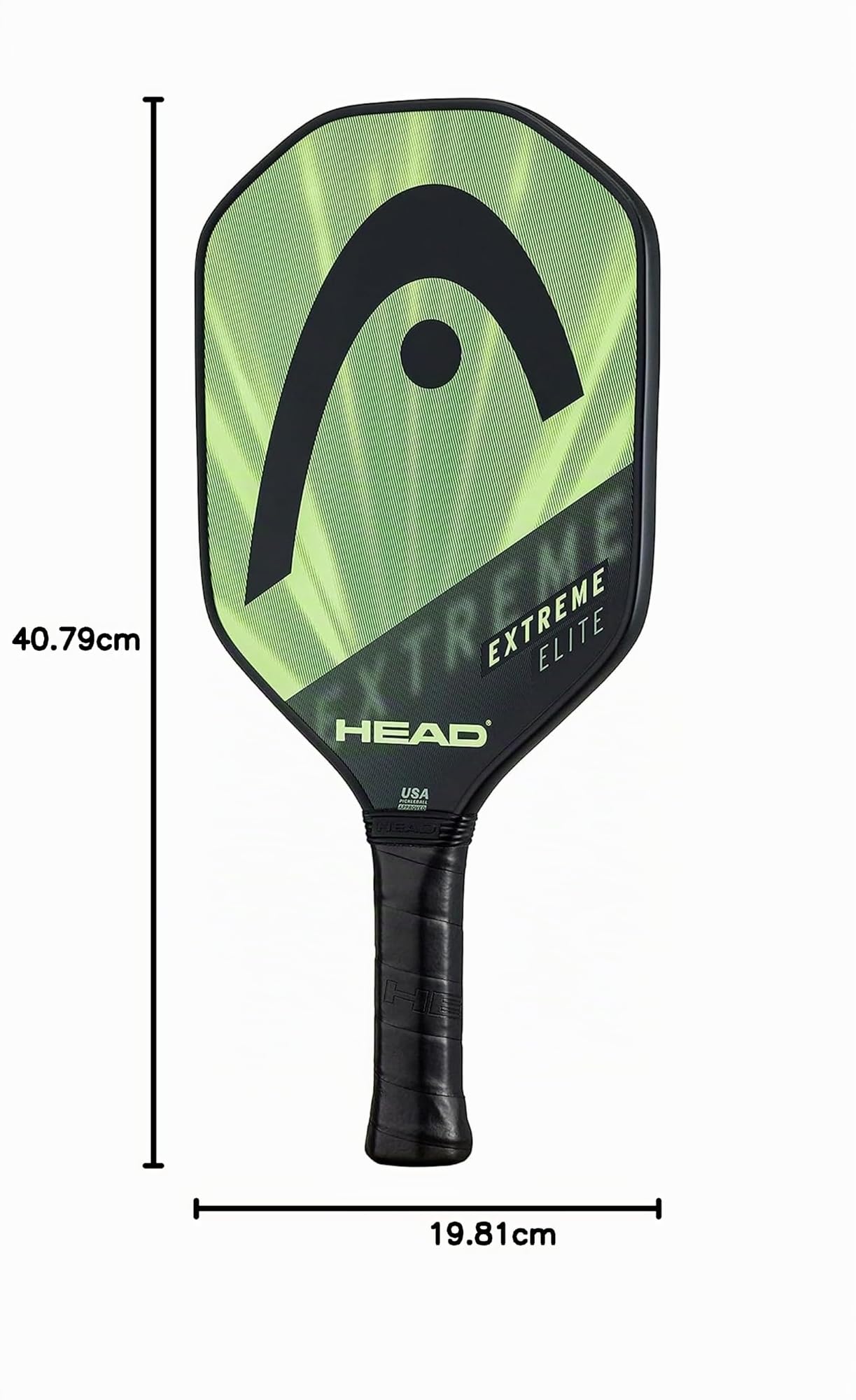 Head Extreme Elite Fiberglass Paddle with Honeycomb Polymer Core & Comfort Grip