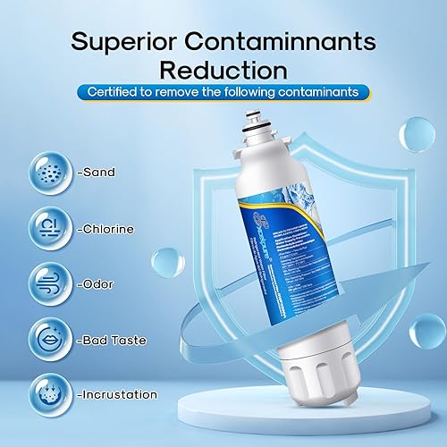 Miniatura 4 de EXCELPURE  Replacement for  LT800P, ADQ73613402, ADQ736134, ADQ73613408, ,46-9490, LMXS30776s, LSXS26326S, LSXS26366S, LMXC23746S, LMXC23746D, 1PACK