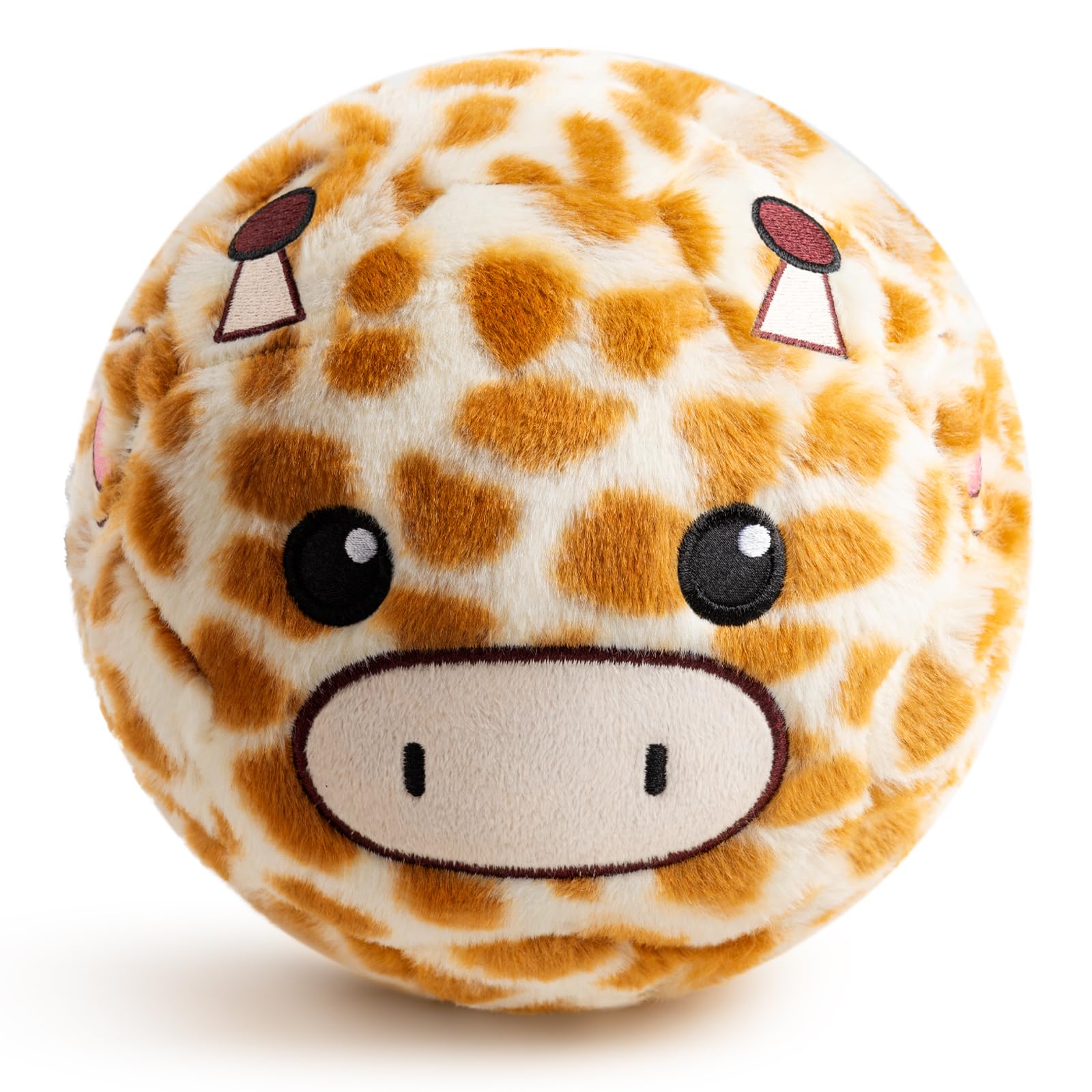 VangeBow Soft Indoor Football Gifts for Boys Girls, Inflatable Plush Lightweight Baby Kids Ball Toys for Toddlers 1-3 4 5 Year Old Children First Birthday Gift (Giraffe, Pump Include) — image 1