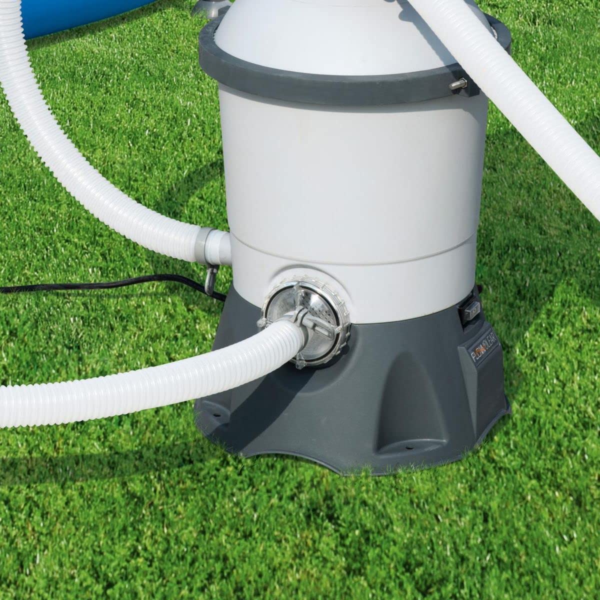 Bestway 58515 Flowclear Pompe de filtration à sable pour piscines hors sol, débit 3028 l/h