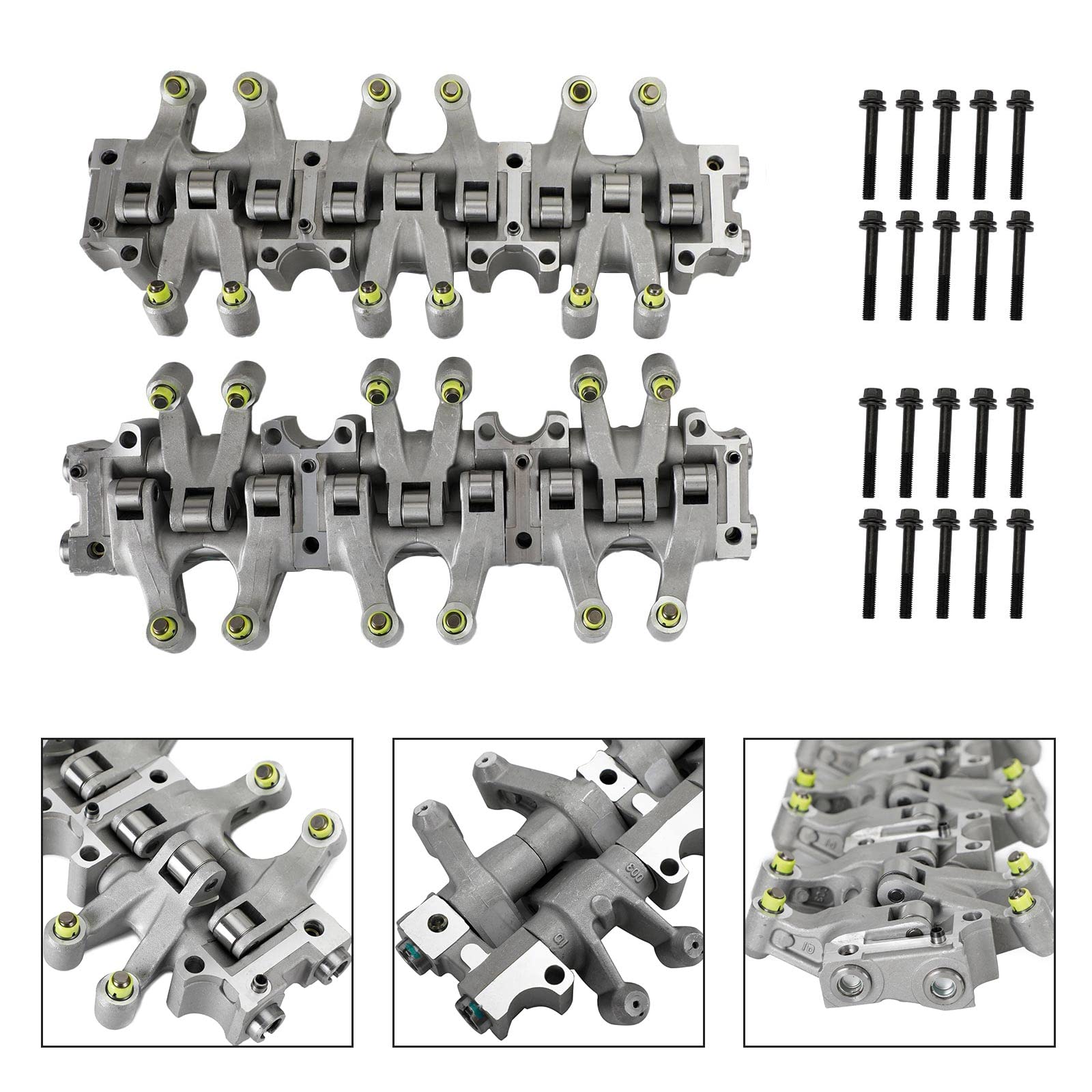2PC Engine Rocker Arm and Shaft Assembly für Chrysler Dodge 3.5L 4.0L 4892293AC