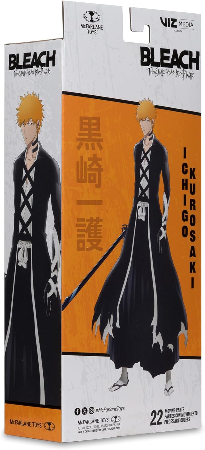 McFarlane Toys - Bleach: Thousand-Year Blood War Ichigo Kurosaki (Fullbring Bankai) 7in Action Figure