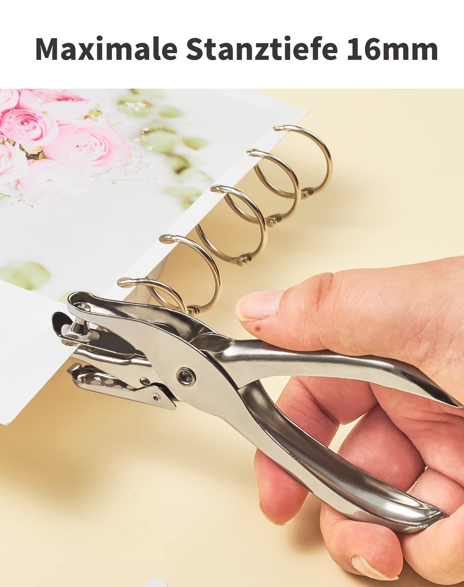 PH PandaHall 12pcs 3 Anneaux Classeurs Métal Doré - Anneaux Reliure Pour Albums Et Carnets