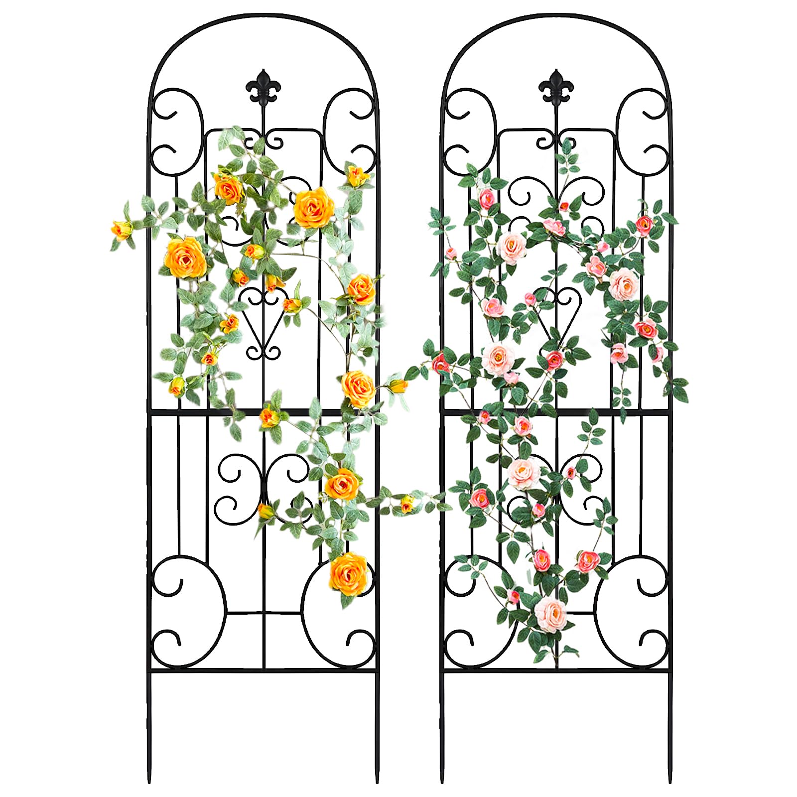 Umisu Metal Garden Trellis for Climbing Plants