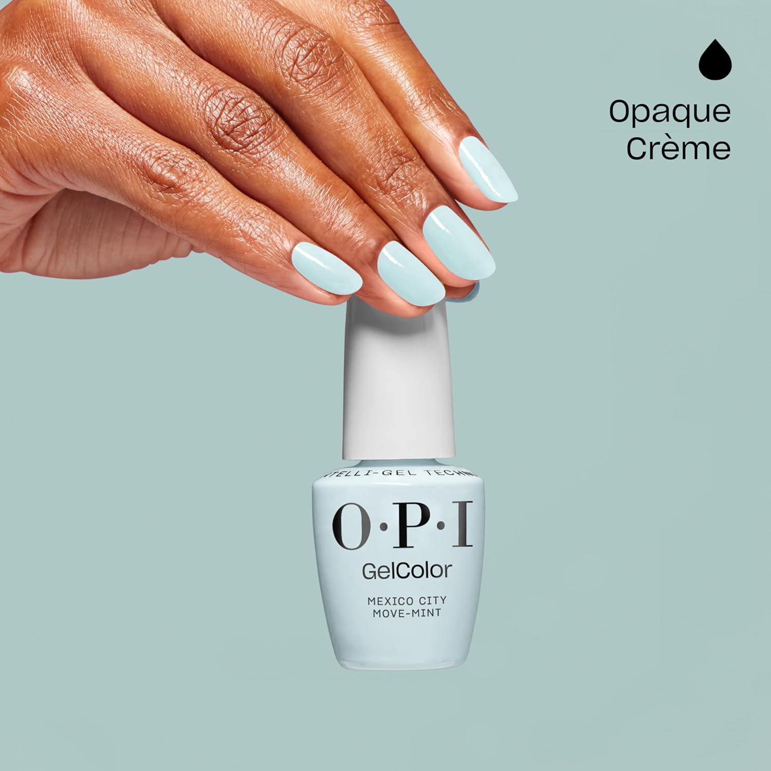 OPI GelColor LED Cure Gel Nail Polish | Blue & Green Shades | Salon-Quality Shine, Long-Lasting Wear | Easily Soak Off Removal | Vegan & HEMA Free | 0.5 Fl Oz
