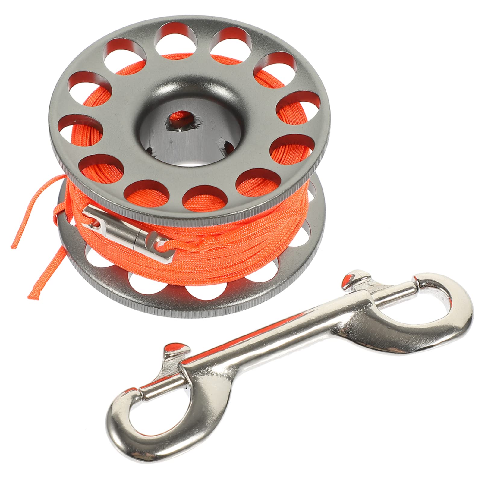 FOYTOKI Long-Term Use Anti-Winder Diving Spool Reel for Scuba Diving Smooth Surface and Round Edges