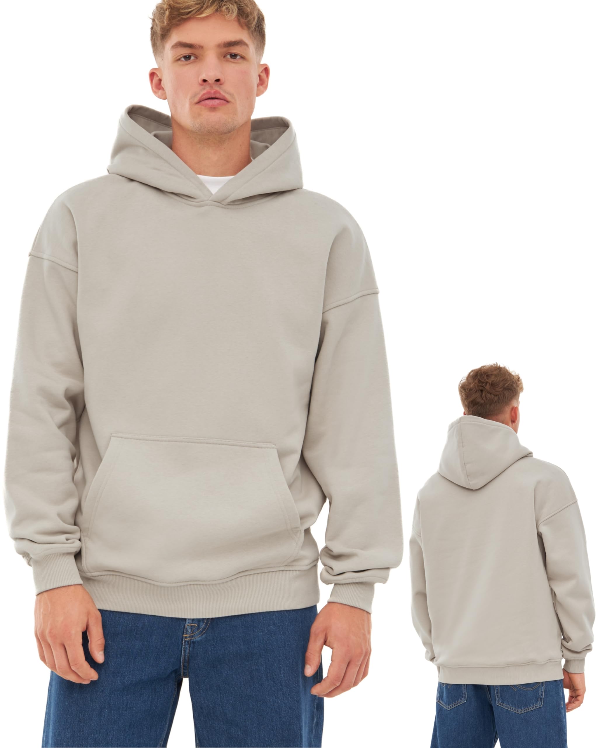 Johnny Urban Sudadera Hombres & Mujeres - Cody Logo Print - Sudaderas con Capucha - Basic Oversized Hoodie - Unisex Sweatshirt de Tejido Grueso - Relaxed Hooded Sweater