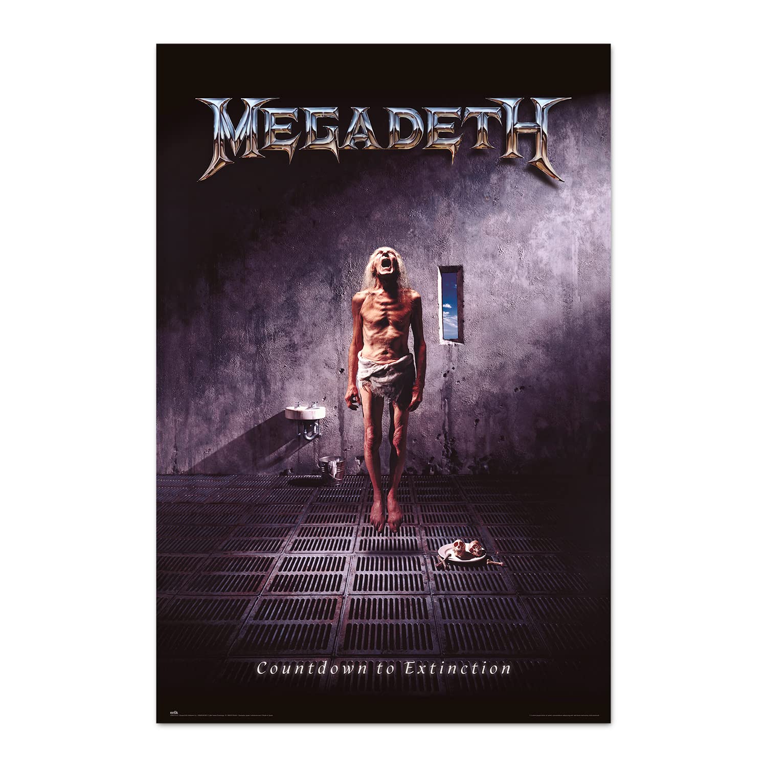 Grupo Erik Megadeth Countdown To Extinction Poster - 36 x 24 inches / 91.5 x 61 cm - Shipped Rolled Up - Cool Posters - Art Poster - Posters & Prints - Wall Posters