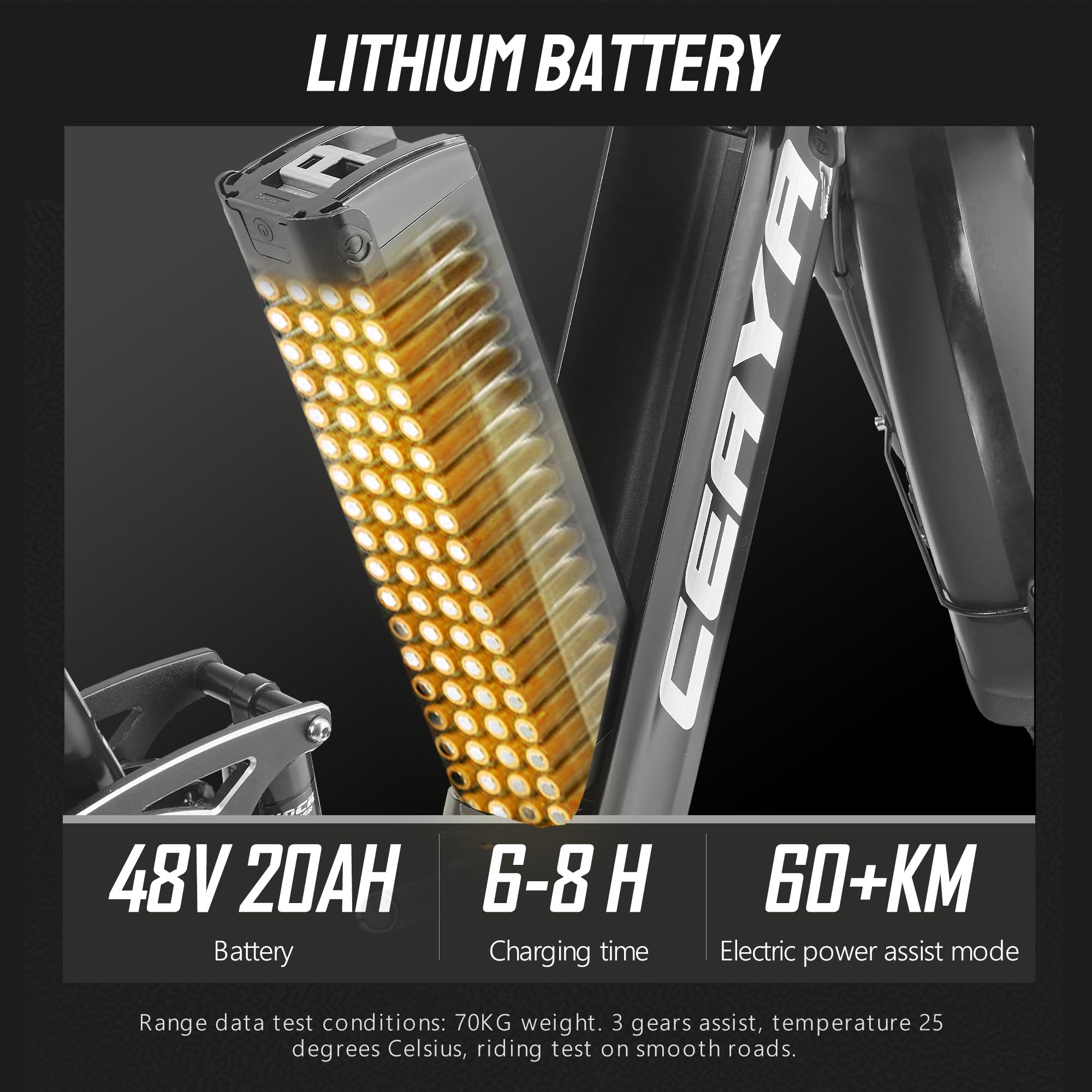 VéLo ÉLectrique A20 pour Adulte|E-Bike Urbain pour Homme Femme|VéLo ÉLectriques en Montagne|Batterie Amovible 48V20AH|7 Vitesses|Autonomie Maximale 60-65 KM (A20 Uniquement)