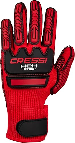 Miniatura 4 de Guantes de buceo resistentes a pinchazos protección contra golpes protección de palma contra picaduras y cortes ideales para pesca subterránea