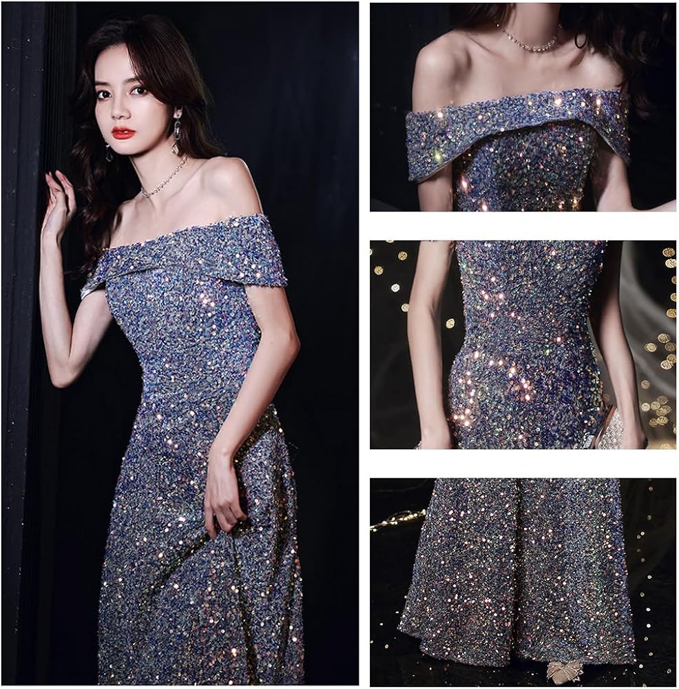 Amazon | [D.IIZOO] パーティードレス レディース オフショルダー  