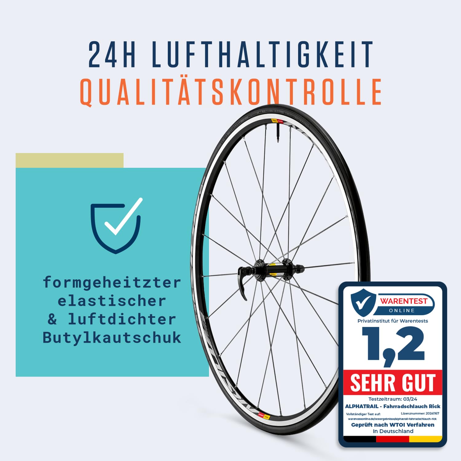 schlauch rennrad test Alphatrail 28 Zoll mit französischem Ventil (SV) – 700x28c (18-28c) Rockbros Radmütze mit Schirm Heavy Duty Cotton Colour:Blue/White/Blue Tint