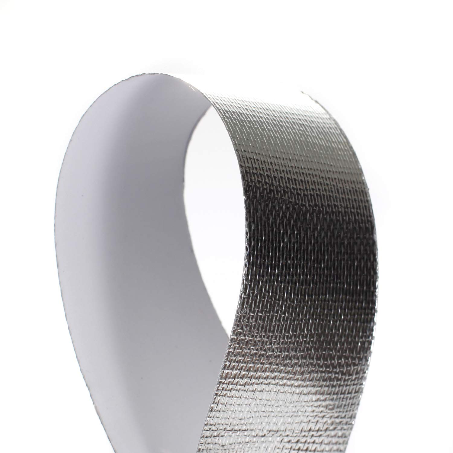 TUKA-i-AKUT Cinta reforzada adhesiva de aluminio con malla di rinforzo, 50mm x 50 metros, cinta aislante autoadhesiva + con refuerzo de malla de fibra de vidrio + cinta autoadhesiva, TKD5022