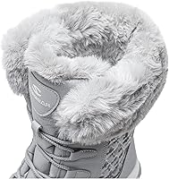 Vista 3 de HOBIBEAR - Botas de nieve de invierno para mujer