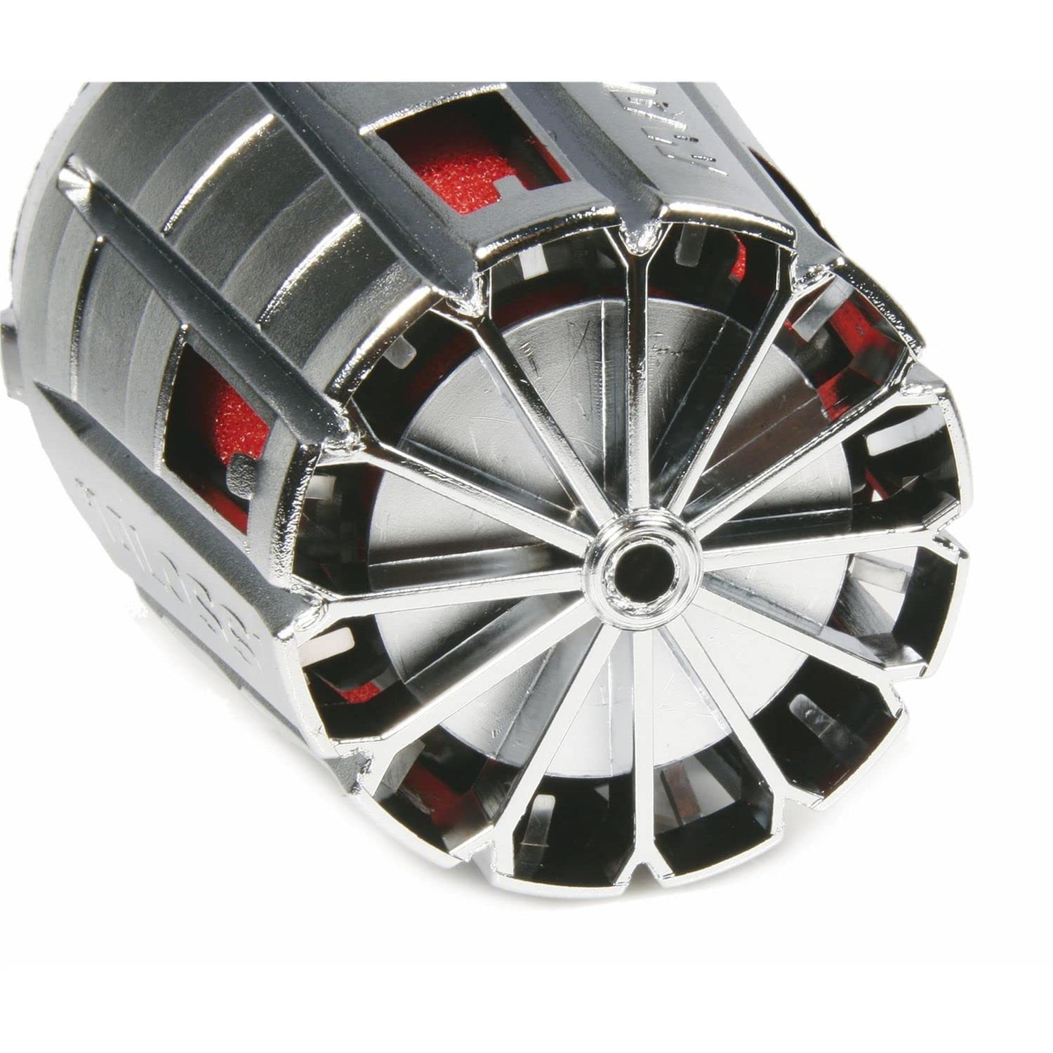 Malossi Racing Boxed - Filtro dell'aria 38 mm, cromato e rosso