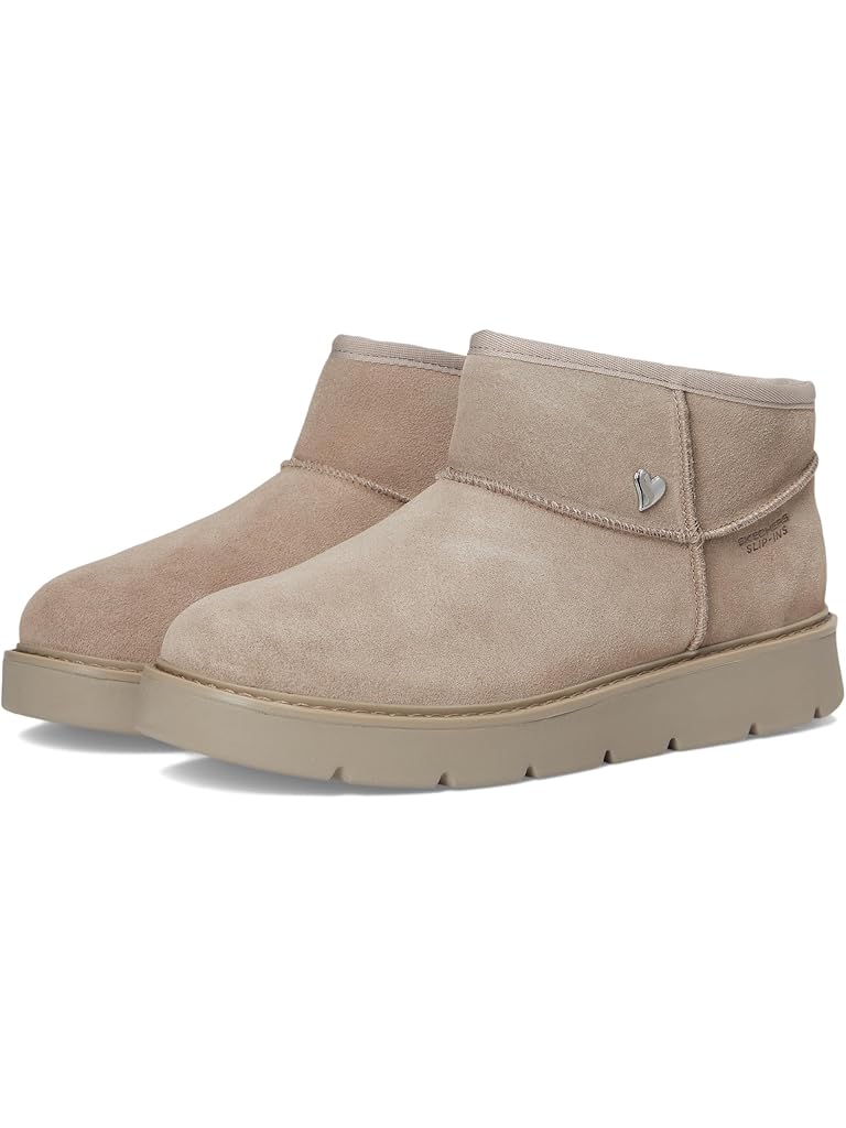 Taupe SKECHERS Keepsakes Cozy - Cozy Mini Hands Free Slip-ins