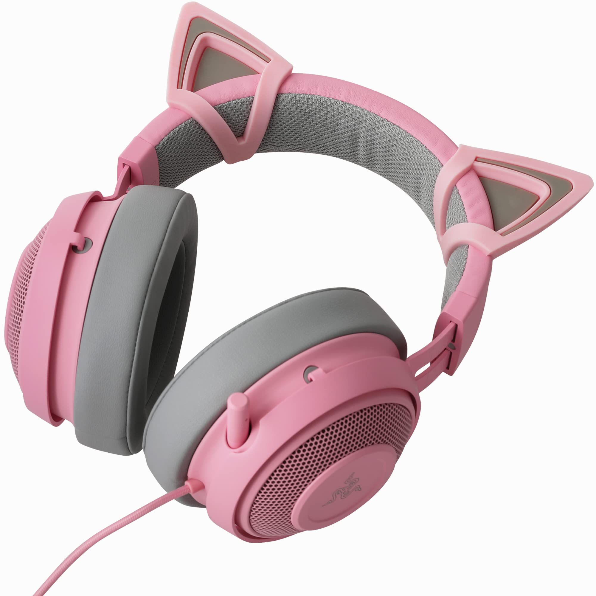 WeThinkeer Pink Kitty Ears for Headsets 