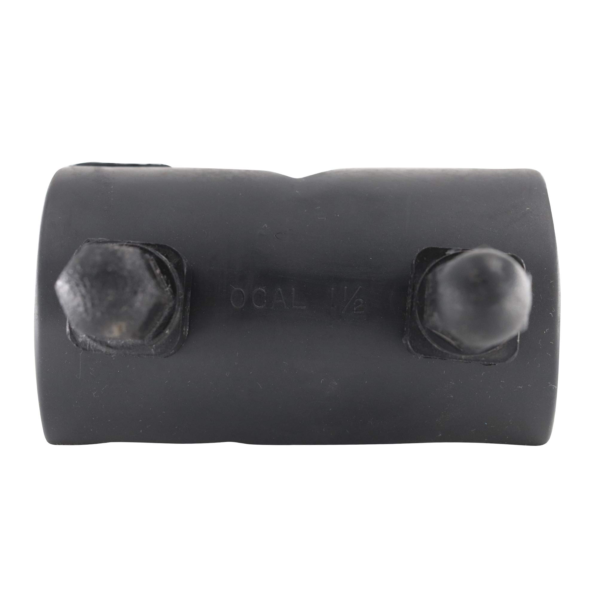 RA11/2-G Ocal PVC Coated Right Angle Beam Clamp, U-Bolt, 1-1/2-Inch