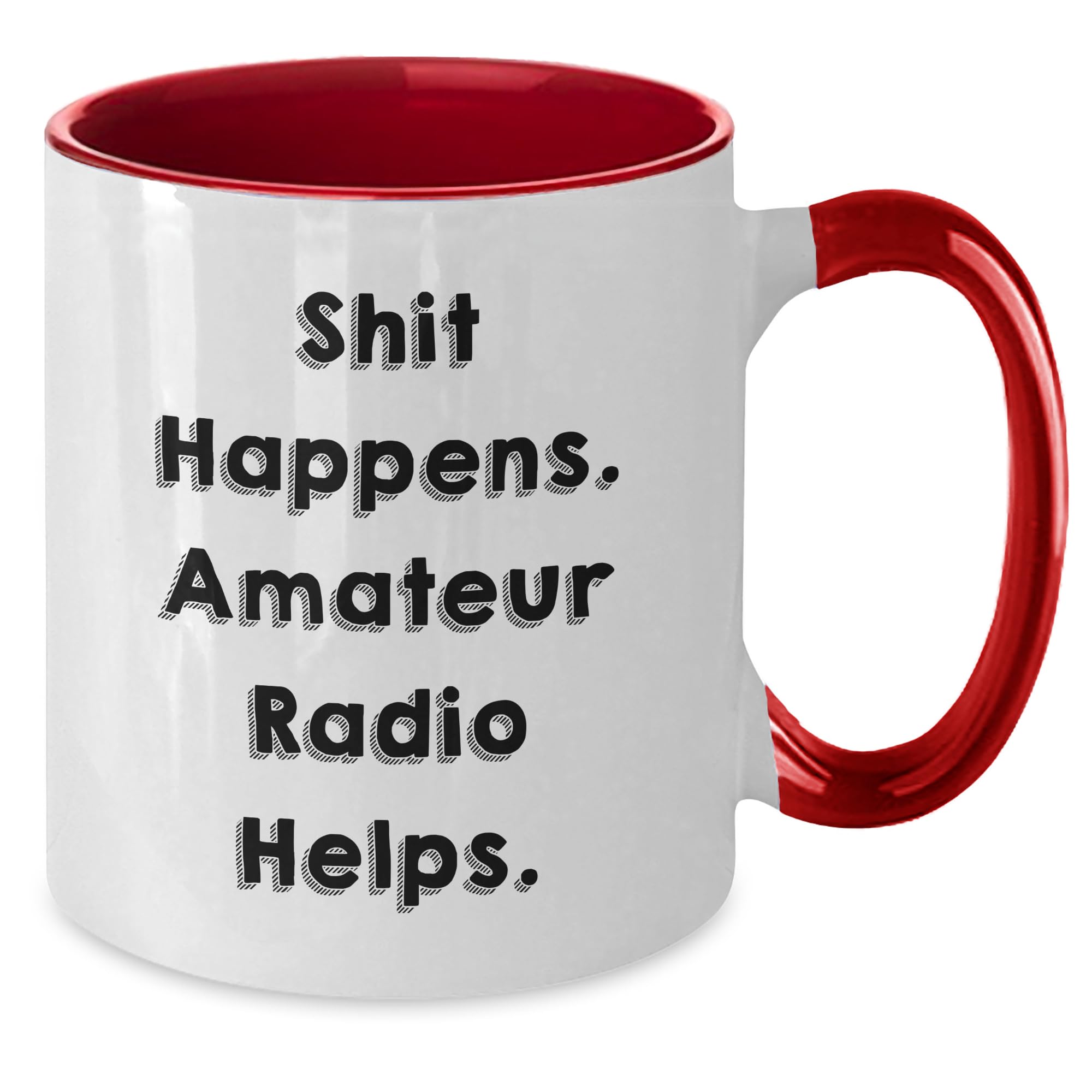 Amateur Radio Enthusiast Funny Leather Interlaced Gift for Him or Her Christmas Memorable Presents from Friends
