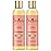 SheaMoisture Massage Oil, Illuminating Coconut & Hibiscus 2-Pack - Glow Up Essentials, 8 Oz Ea