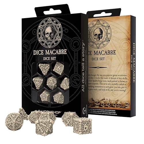 Q-Workshop DMR3G - Dice Macabre Dice Set (7)
