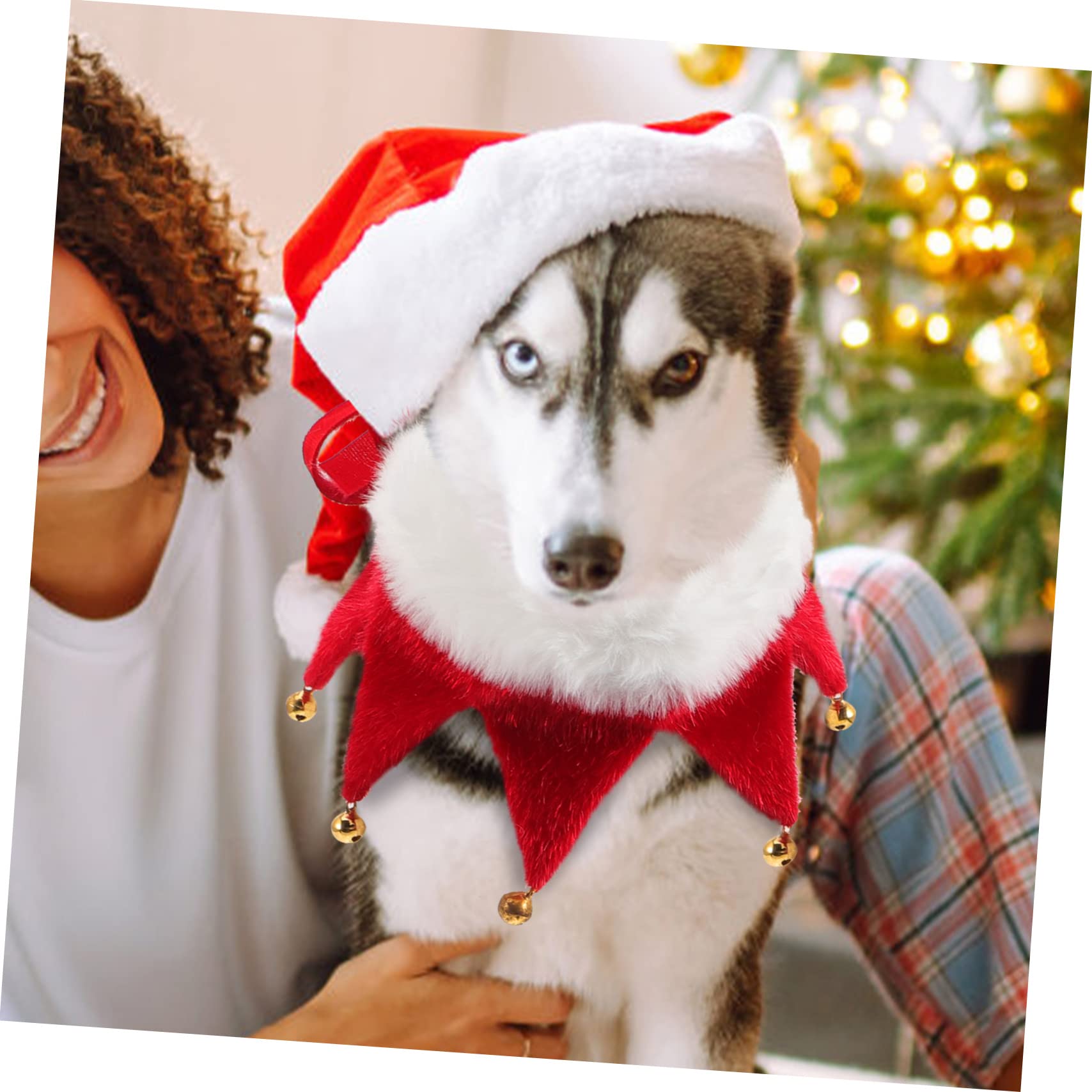 Supvox 5stücke Verstellbares Weihnachts- Für Haustiere Mit Glöckchen Dekoratives Für Hunde Und Für Festliche Anlässe Und Fotoshootings